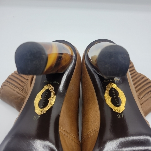 Elie Tahari heeled booties size 37 - Picture 8 of 16